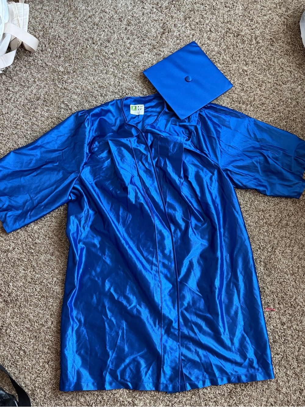 graduation robe and cap